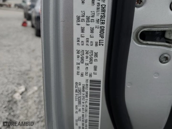 2012 Ram 1500 Outdoorsman with VIN 1C6RD7LT6CS289511, listed as a Copart auction lot 87025664 with 129,210 mi miles and Salvage Title. Bid and sale history available at carsss.com. Image 12.