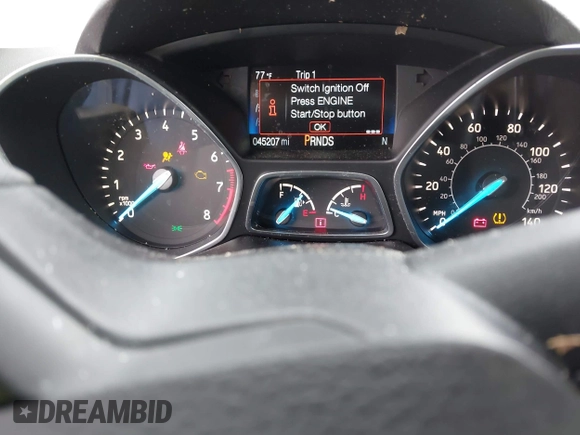 2019 Ford Escape Titanium with VIN 1FMCU9J97KUC08287, listed as a IAAI auction lot 42702548 with 45,207 mi miles and . Bid and sale history available at DreamBid. Image 7.