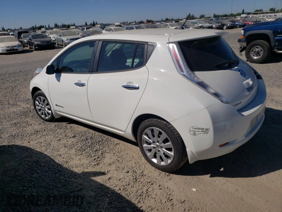 2016 Nissan LEAF S with VIN 1N4AZ0CP4GC301873, listed as a Copart auction lot 63810823 with 47,794 mi miles. Bid and sale history available at carsss.com. Image 2.