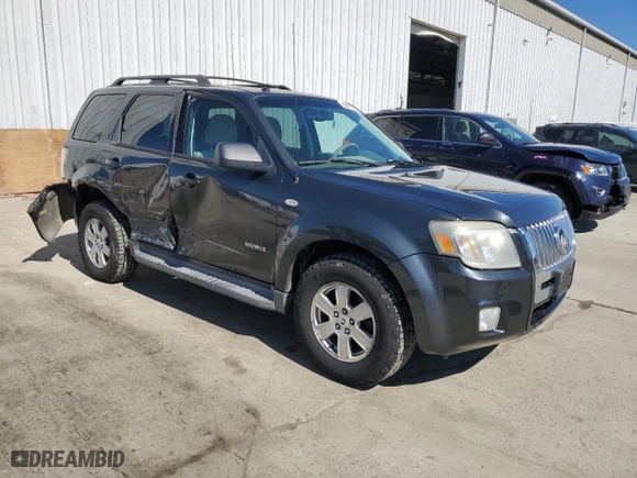 2008 Mercury Mariner with VIN 4M2CU91148KJ34422, listed as a Copart auction lot 49412785 with 143,755 mi miles and Salvage Title. Bid and sale history available at carsss.com. Image 4.
