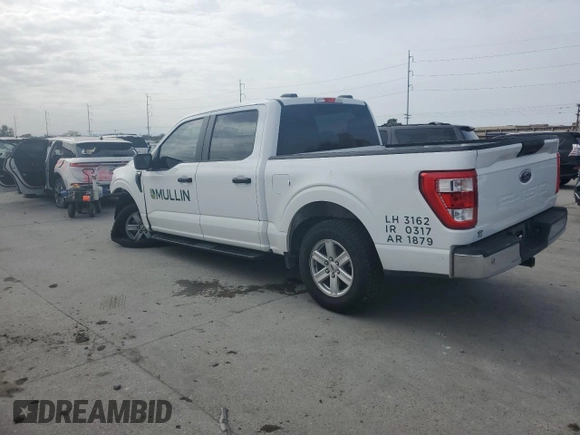 2022 Ford F-150 XL with VIN 1FTEW1CB0NKF27023, listed as a Copart auction lot 45316245 with 78,351 mi miles and Salvage Title. Bid and sale history available at carsss.com. Image 2.
