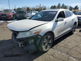 2014 Honda Crosstour EX-L with VIN 5J6TF1H54EL000259, listed as a Copart auction lot 42050665 with 124,235 mi miles and Salvage Title. Bid and sale history available at carsss.com. Image 1.
