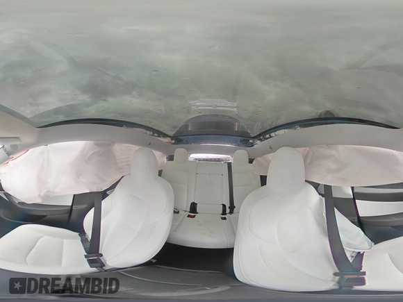2020 Tesla Model Y Long Range with VIN 5YJYGDEE6LF024397, listed as a Copart auction lot 46519605 with 81,236 mi miles and Non Repairable. Bid and sale history available at DreamBid. Image 12.