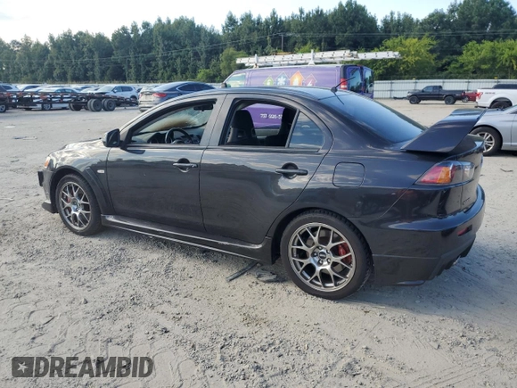2011 Mitsubishi Lancer Evolution GSR with VIN JA32W8FV6BU010292, listed as a Copart auction lot 68446384 with 0 mi miles and Salvage Title. Bid and sale history available at carsss.com. Image 2.