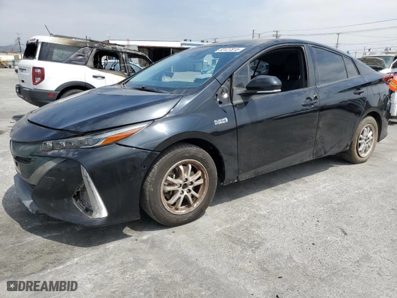 2020 Toyota Prius Prime LE with VIN JTDKARFP7L3144484, listed as a Copart auction lot 53127815 with 208,375 mi miles and Salvage Title. Bid and sale history available at carsss.com. Image 1.