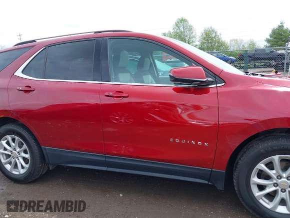 2018 Chevrolet Equinox LT with VIN 2GNAXSEV5J6340521, listed as a IAAI auction lot 42112332 with 57,857 mi miles. Bid and sale history available at carsss.com. Image 14.