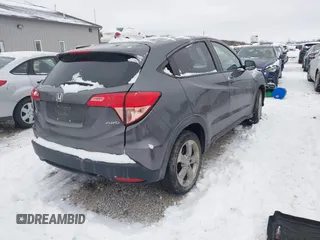 2017 Honda HR-V LX with VIN 3CZRU6H35HG703155, listed as a IAAI auction lot 41208172 with 85,713 mi miles. Bid and sale history available at carsss.com. Image 4.