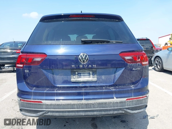 2022 Volkswagen Tiguan SE с VIN 3VV2B7AX7NM135263, выставлен на аукционе IAAI как лот 42632738 с пробегом 35 378 миль миль и . История ставок и продаж доступна на DreamBid. Изображение 16.