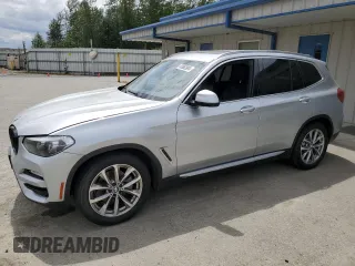 2019 BMW X3 sDrive30i with VIN 5UXTR7C54KLF36620, listed as a Copart auction lot 53663984 with 67,911 mi miles and Salvage Title. Bid and sale history available at carsss.com. Image 1.