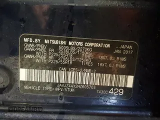 2017 Mitsubishi Outlander GT with VIN JA4JZ4AX2HZ605703, listed as a Copart auction lot 44442425 with 196,804 mi miles and Clean title. Bid and sale history available at DreamBid. Image 13.