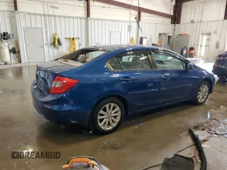 2012 Honda Civic EX with VIN 19XFB2F89CE029795, listed as a Copart auction lot 55648145 with 131,769 mi miles and Non Repairable. Bid and sale history available at DreamBid. Image 3.
