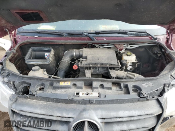 2020 Mercedes-Benz Sprinter Cargo with VIN W1Y70BGY2LT025308, listed as a Copart auction lot 77885824 with 64,196 mi miles and Salvage Title. Bid and sale history available at DreamBid. Image 12.