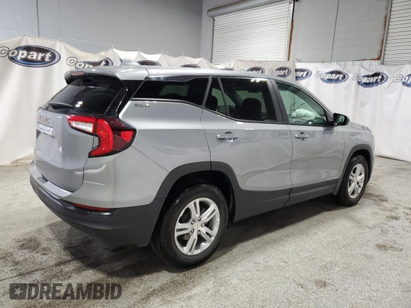 2024 GMC Terrain SLE with VIN 3GKALMEG9RL376094, listed as a Copart auction lot 62786035 with 22,954 mi miles and Clean title. Bid and sale history available at DreamBid. Image 3.