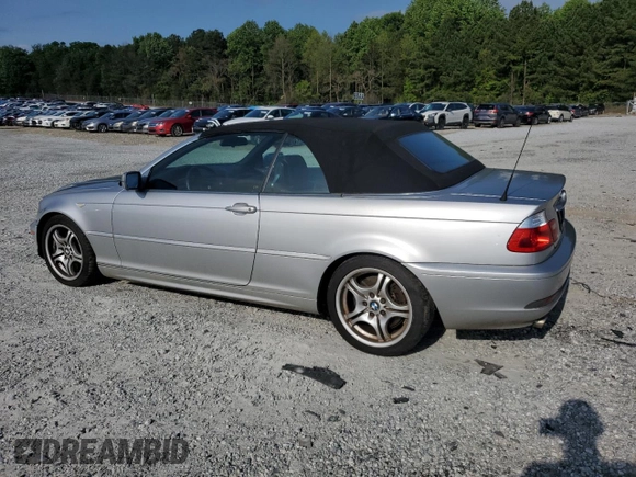 2004 BMW 3 Series 330Ci with VIN WBABW53474PL40064, listed as a Copart auction lot 54555755 with 122,820 mi miles and Salvage title. Bid and sale history available at DreamBid. Image 2.