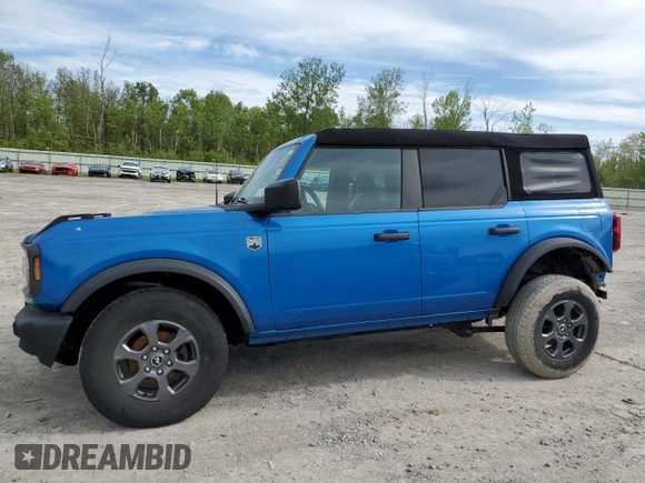 2023 Ford Bronco z VIN 1FMDE5BH7PLB11989, wystawiony jako Copart lot #58302125 z przebiegiem 25 526 mil mil oraz Szkoda całkowita • Salvage title. Historia ofert i sprzedaży dostępna na DreamBid. Obrazek 1.