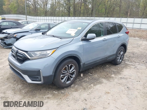 2020 Honda CR-V EX with VIN 7FARW2H51LE010421, listed as a IAAI auction lot 41861502 with 24,261 mi miles. Bid and sale history available at carsss.com. Image 17.