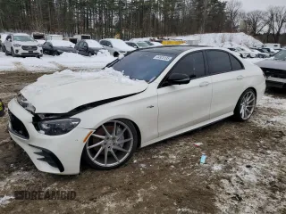 2021 Mercedes-Benz E 53 AMG with VIN W1KZF6BB3MB000338, listed as a Copart auction lot 44925135 with 38,668 mi miles and Clean Title. Bid and sale history available at DreamBid. Image 1.