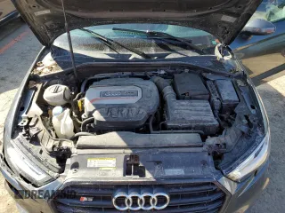 2017 Audi S3 Premium Plus with VIN WAUB1GFF6H1027247, listed as a Copart auction lot 41961353 with 0 mi miles. Bid and sale history available at carsss.com. Image 12.
