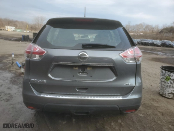 2015 Nissan Rogue S with VIN 5N1AT2MV2FC754050, listed as a Copart auction lot 47601815 with 84,439 mi miles and Salvage Title. Bid and sale history available at carsss.com. Image 6.