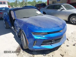 2017 Chevrolet Camaro 1LT with VIN 1G1FB1RS6H0197503, listed as a IAAI auction lot 41843221 with 77,385 mi miles. Bid and sale history available at carsss.com. Image 1.