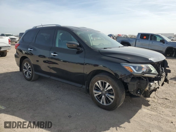 2017 Nissan Pathfinder SL with VIN 5N1DR2MMXHC903892, listed as a Copart auction lot 51174895 with 133,868 mi miles and Salvage Title. Bid and sale history available at DreamBid. Image 4.