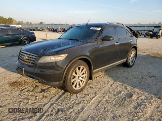 2008 Infiniti FX35 with VIN JNRAS08W48X206304, listed as a Copart auction lot 43435845 with 217,637 mi miles and Salvage Title. Bid and sale history available at carsss.com. Image 1.