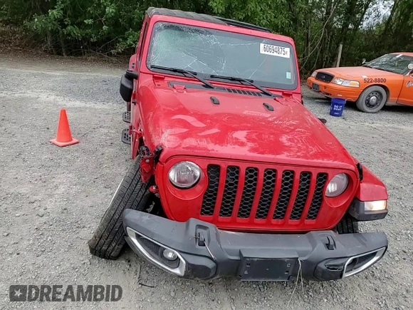 2023 Jeep Gladiator Sport S с VIN 1C6HJTAG4PL503155, выставлен на аукционе Copart как лот 60694875 с пробегом 17 480 миль миль и Списание • Salvage title. История ставок и продаж доступна на DreamBid. Изображение 14.
