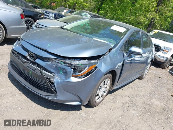 2024 Toyota Corolla LE with VIN 5YFB4MDE8RP156719, listed as a IAAI auction lot 42062375 with 7,793 mi miles and . Bid and sale history available at DreamBid. Image 21.