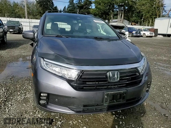 2021 Honda Odyssey Touring with VIN 5FNRL6H87MB033970, listed as a Copart auction lot 48928895 with 52,287 mi miles and Salvage Title. Bid and sale history available at carsss.com. Image 12.
