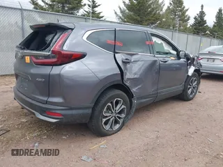 2022 Honda CR-V EX-L with VIN 7FARW2H81NE011064, listed as a IAAI auction lot 42010217 with 1 mi miles. Bid and sale history available at carsss.com. Image 4.