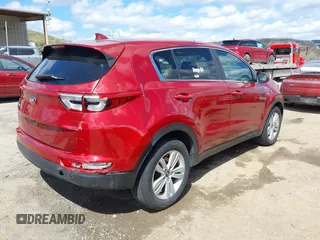 2017 Kia Sportage LX with VIN KNDPMCAC4H7229930, listed as a IAAI auction lot 42011160 with 96,082 mi miles and . Bid and sale history available at carsss.com. Image 4.