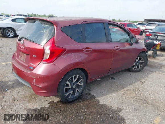 2016 Nissan Note SV with VIN 3N1CE2CP7GL380764, listed as a IAAI auction lot 41959411 with Not Provided miles and . Bid and sale history available at DreamBid. Image 4.