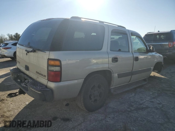 2004 Chevrolet Tahoe LS with VIN 1GNEK13V44J320829, listed as a Copart auction lot 87862025 with 175,107 mi miles and Salvage Title. Bid and sale history available at carsss.com. Image 3.
