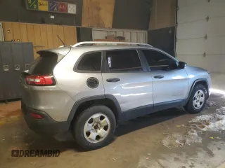2017 Jeep Cherokee Sport with VIN 1C4PJMAB7HW563669, listed as a Copart auction lot 88067945 with 146,181 mi miles and Clean Title. Bid and sale history available at carsss.com. Image 3.