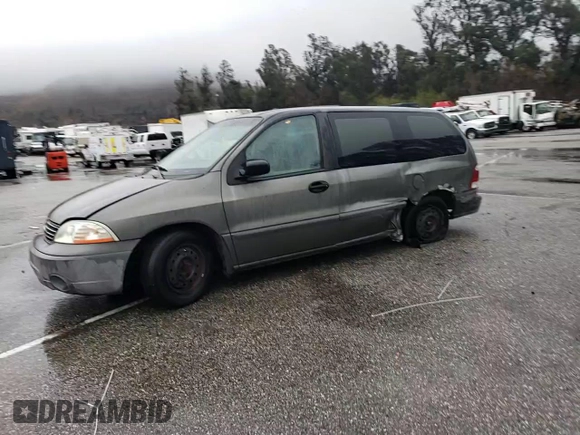 2001 Ford Windstar LX with VIN 2FMZA50421BB95048, listed as a Copart auction lot 45223795 with 208,984 mi miles and Salvage Title. Bid and sale history available at carsss.com. Image 10.