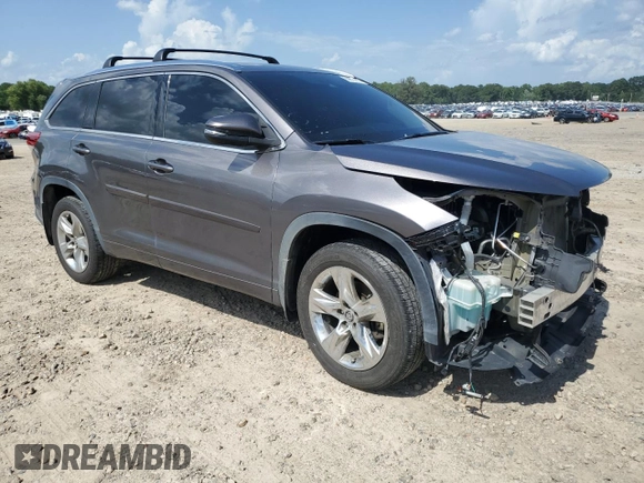 2018 Toyota Highlander Limited with VIN 5TDYZRFH0JS246961, listed as a Copart auction lot 60876075 with 88,813 mi miles and Salvage title. Bid and sale history available at DreamBid. Image 4.