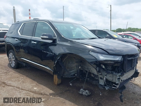 2023 Chevrolet Traverse Premier with VIN 1GNERKKWXPJ268882, listed as a IAAI auction lot 42438621 with 16,149 mi miles and . Bid and sale history available at DreamBid. Image 1.