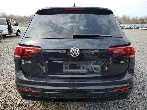 2021 Volkswagen Tiguan SE with VIN 3VV2B7AX7MM017406, listed as a Copart auction lot 53265945 with 43,056 mi miles and Salvage Title. Bid and sale history available at carsss.com. Image 6.