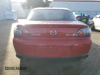 2004 Mazda RX-8 with VIN JM1FE173340103274, listed as a Copart auction lot 80391344 with Not Provided miles and Salvage Title. Bid and sale history available at carsss.com. Image 6.