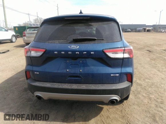2022 Ford Escape SE with VIN 1FMCU9G61NUA91016, listed as a IAAI auction lot 41791036 with 38,134 mi miles. Bid and sale history available at carsss.com. Image 16.