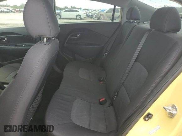 2016 Kia Rio LX with VIN KNADM4A35G6539630, listed as a Copart auction lot 65754674 with 87,478 mi miles and Salvage Title. Bid and sale history available at DreamBid. Image 10.