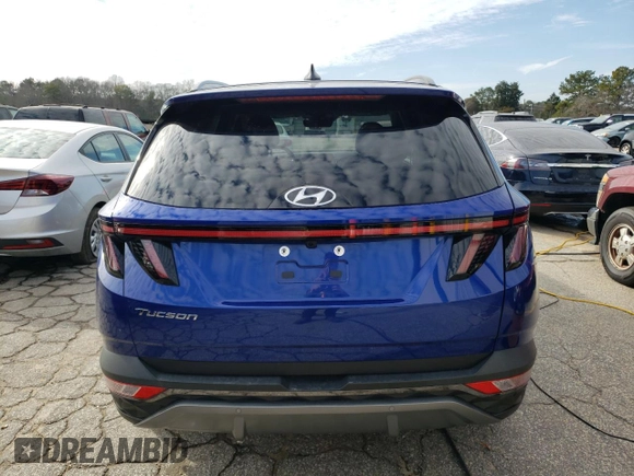 2023 Hyundai Tucson Limited with VIN 5NMJE3AE0PH240970, listed as a Copart auction lot 86418974 with 18,313 mi miles and Salvage title. Bid and sale history available at DreamBid. Image 6.