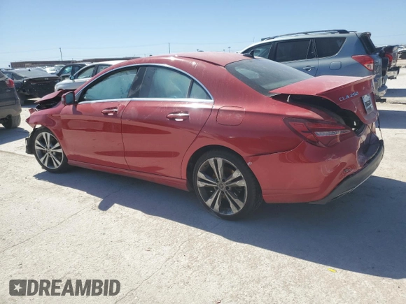2018 Mercedes-Benz CLA 250 z VIN WDDSJ4EB5JN568424, wystawiony jako Copart lot #48749805 z przebiegiem 113 864 mil mil oraz Czysty tytuł • Clean title. Historia ofert i sprzedaży dostępna na DreamBid. Obrazek 2.