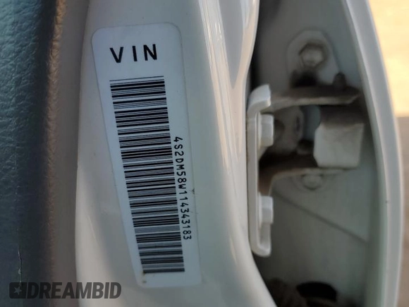 2001 Isuzu Rodeo S with VIN 4S2DM58W114343183, listed as a Copart auction lot 88128465 with 85,926 mi miles and Salvage Title. Bid and sale history available at DreamBid. Image 13.