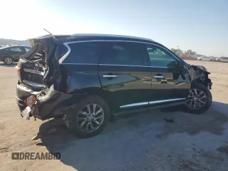 2015 Infiniti QX60 with VIN 5N1AL0MN8FC548333, listed as a Copart auction lot 55076595 with 131,308 mi miles and Salvage Title. Bid and sale history available at DreamBid. Image 3.