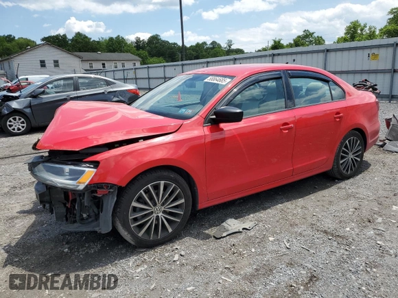 2015 Volkswagen Jetta Sport с VIN 3VWD17AJ9FM416663, выставлен на аукционе Copart как лот 58864685 с пробегом 142 755 миль миль и Списание • Salvage title. История ставок и продаж доступна на DreamBid. Изображение 1.