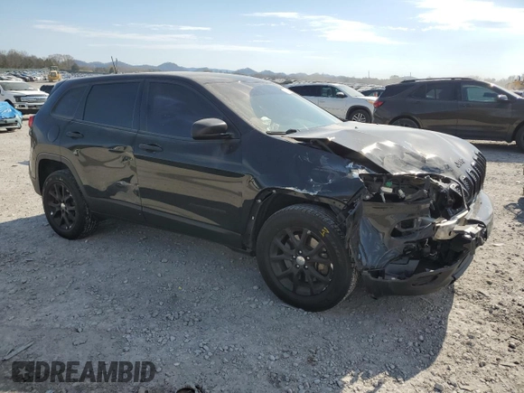 2017 Jeep Cherokee Sport with VIN 1C4PJMAB4HD220703, listed as a Copart auction lot 50810925 with 88,733 mi miles and Salvage title. Bid and sale history available at DreamBid. Image 4.