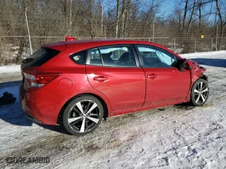 2017 Subaru Impreza Sport with VIN 4S3GTAK66H1725802, listed as a Copart auction lot 42935115 with 50,588 mi miles and Salvage Title. Bid and sale history available at carsss.com. Image 3.