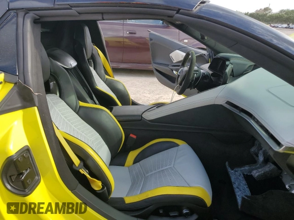 2022 Chevrolet Corvette 3LT with VIN 1G1YC3D48N5115490, listed as a Copart auction lot 49007693 with 0 mi miles. Bid and sale history available at carsss.com. Image 10.