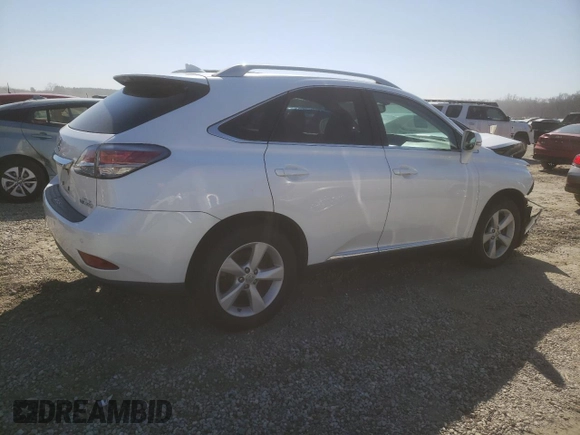 2014 Lexus RX 350 with VIN 2T2BK1BA6EC242931, listed as a Copart auction lot 46540845 with 136,275 mi miles and Salvage Title. Bid and sale history available at DreamBid. Image 3.